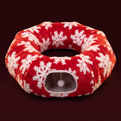 Snuggle Spruce 2-1 Cat Tunnel + Bed